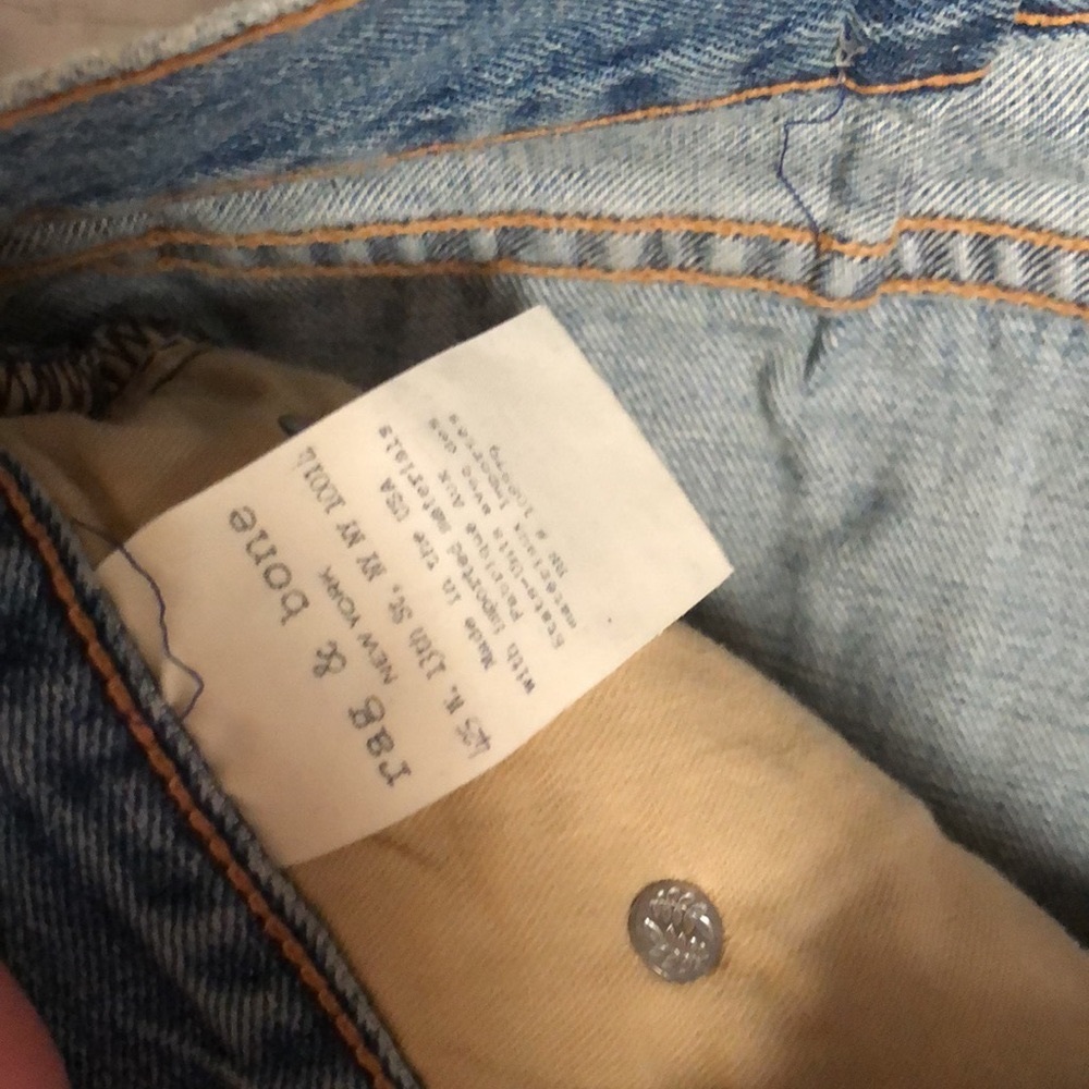 Rag & Bone Winnie Cut Off Distressed Shorts - Picture 4 of 5
